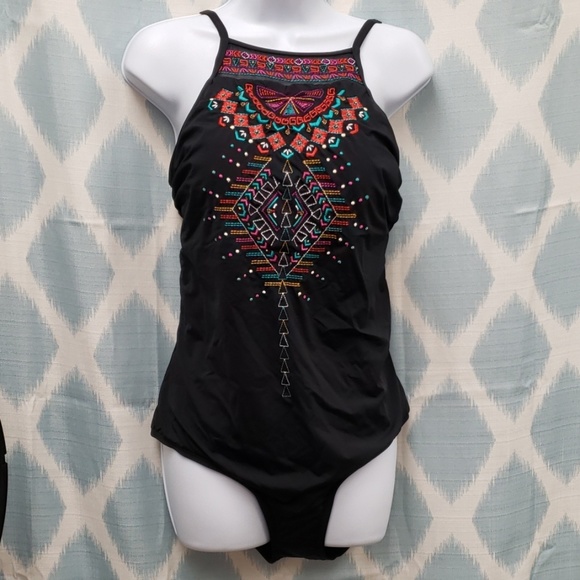 jantzen high neck swimsuit